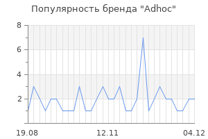 Популярность бренда adhoc