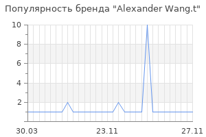 Популярность бренда alexander wang t