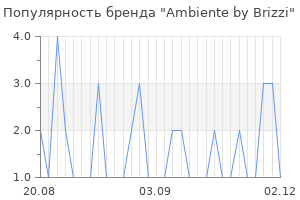 Популярность бренда ambiente by brizzi