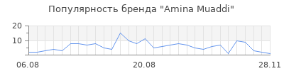 Популярность amina muaddi