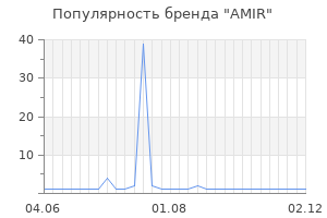 Популярность бренда amir