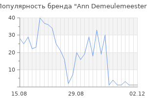 Популярность бренда ann demeulemeester