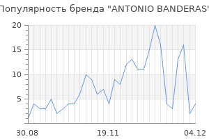 Популярность бренда antonio banderas