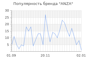 Популярность бренда anza