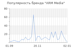Популярность бренда arm media