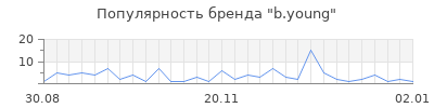 Популярность b young