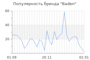 Популярность бренда baden
