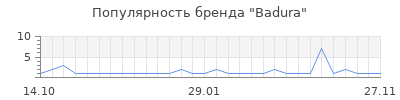 Популярность badura