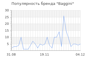 Популярность бренда baggini