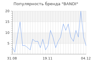 Популярность бренда bandi