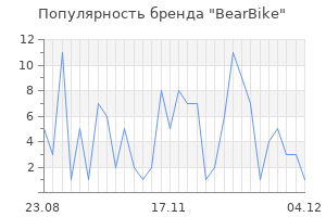 Популярность бренда bearbike