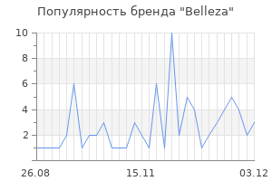 Популярность бренда belleza