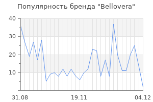 Популярность бренда bellovera