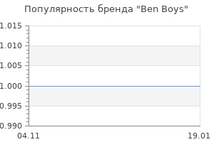 Популярность бренда Ben Boys