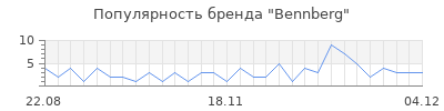 Популярность bennberg