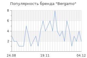 Популярность бренда bergamo