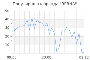Популярность бренда berna