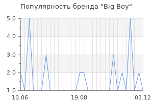 Популярность бренда big boy