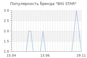 Популярность бренда big star