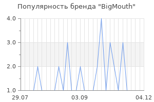 Популярность бренда bigmouth