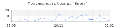 Популярность bironi