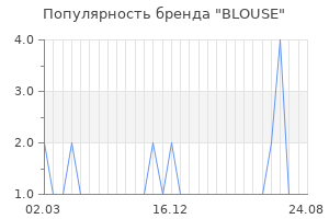 Популярность бренда blouse
