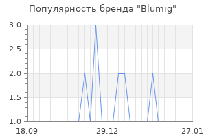 Популярность бренда Blumig