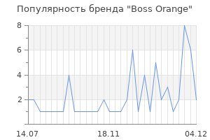 Популярность бренда boss orange