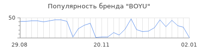 Популярность boyu
