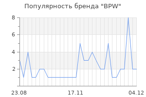 Популярность бренда bpw