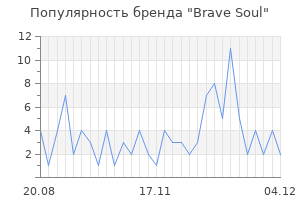 Популярность бренда brave soul