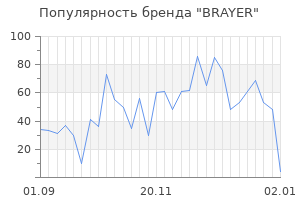 Популярность бренда brayer