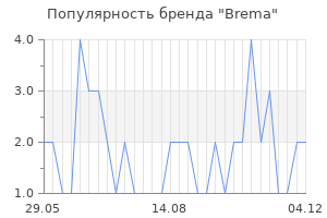 Популярность бренда brema