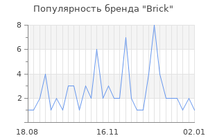 Популярность бренда brick