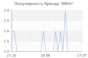 Популярность бренда brig