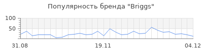 Популярность briggs