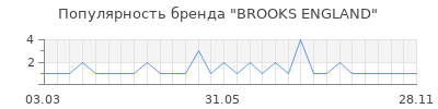 Популярность brooks england