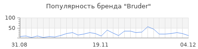 Популярность bruder