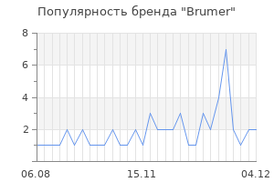 Популярность бренда brumer
