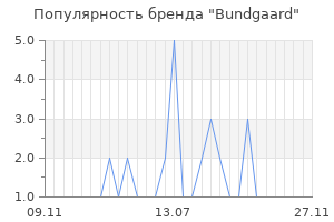 Популярность бренда bundgaard
