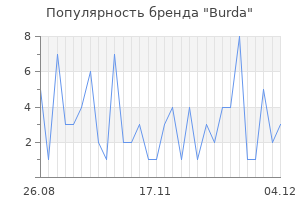 Популярность бренда Burda