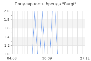 Популярность бренда burgi