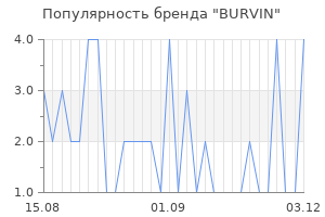 Популярность бренда burvin