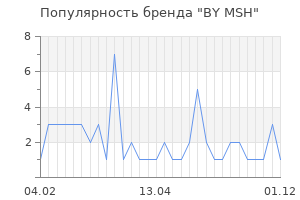 Популярность бренда BY MSH