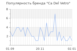 Популярность бренда ca del vetro