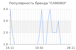 Популярность бренда camaro