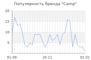 Популярность бренда camp