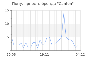 Популярность бренда canton