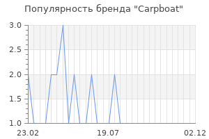 Популярность бренда carpboat