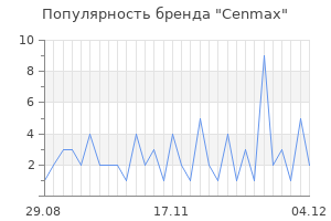 Популярность бренда cenmax